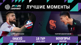 Енисей - Белогорье | 18 Тур | 18.01.2023 | PARI Суперлига 2022/23 | Мужчины