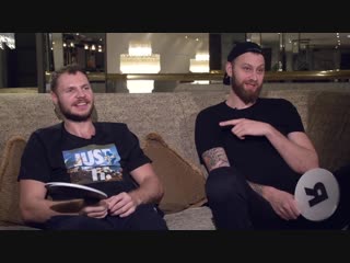 Игроки "Автодора" Артем Забелин и Виктор Заряжко в выпуске "Вида Сверху"