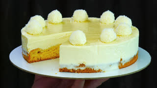 Быстрый и вкусный торт "Белый трюфель". Пошаговый рецепт.